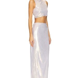Pearl Maxi Set in Pale Gold